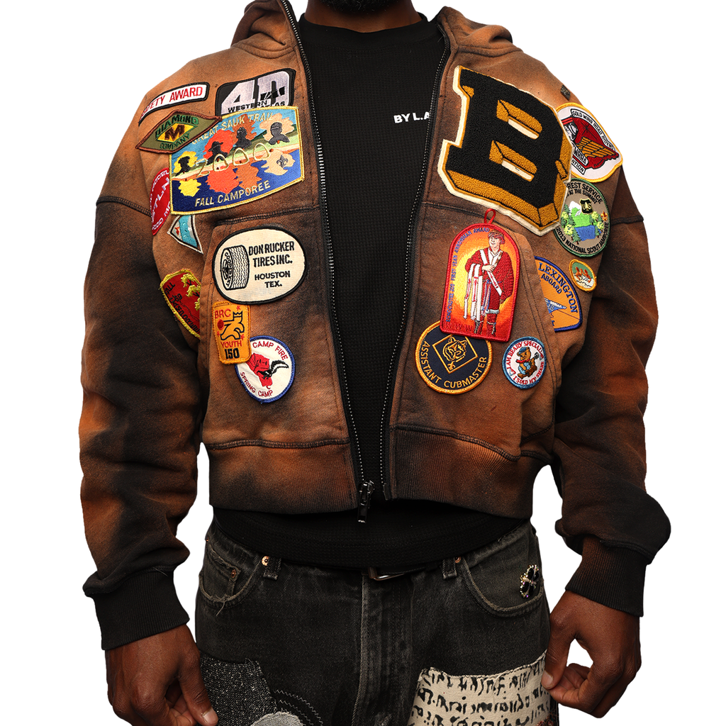 Patchwork Hoodie #002 Sz M