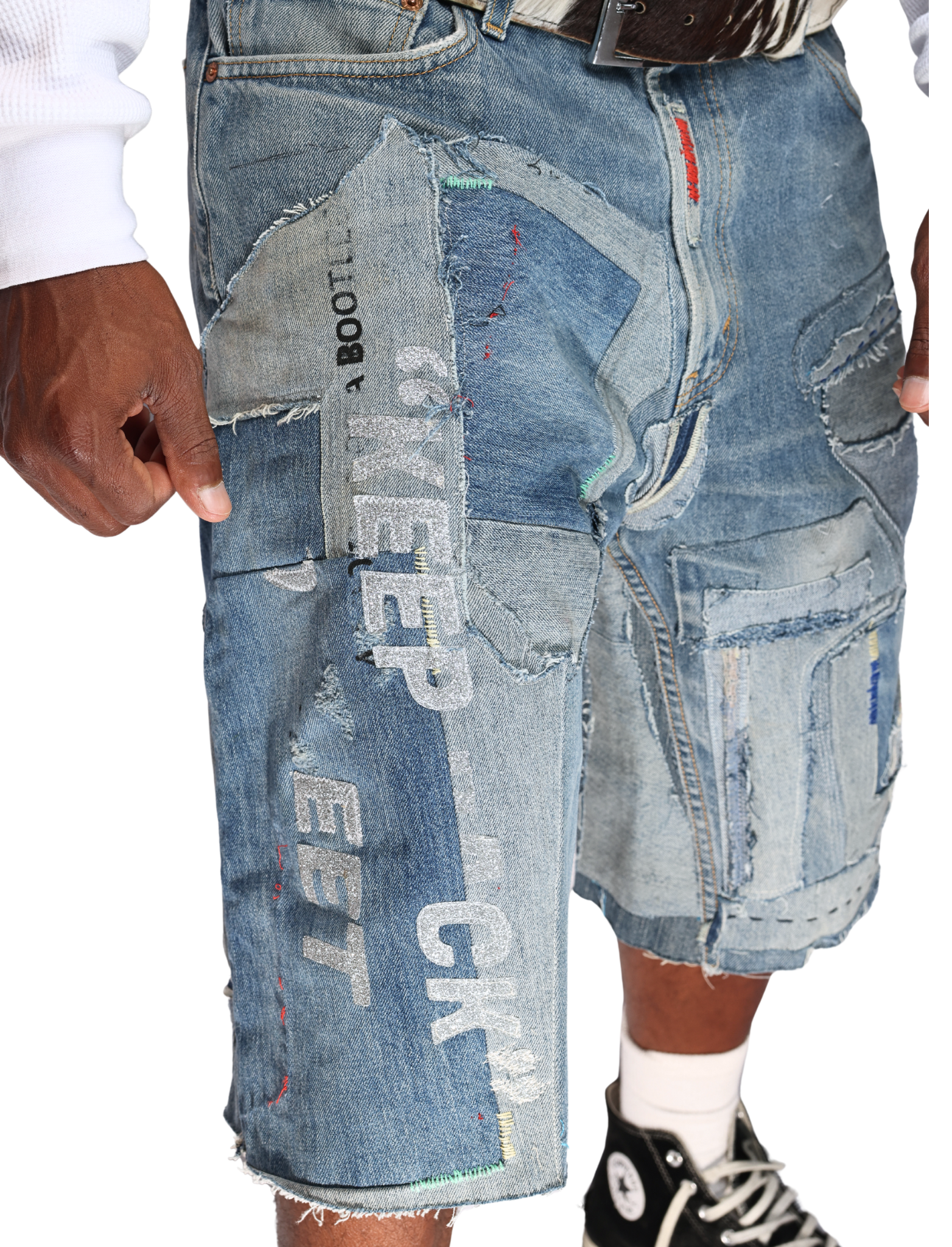 Patchwork Shorts #004 Sz 34