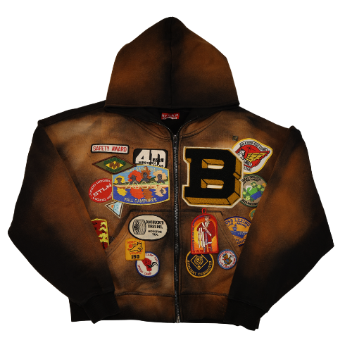 Patchwork Hoodie #002 Sz M