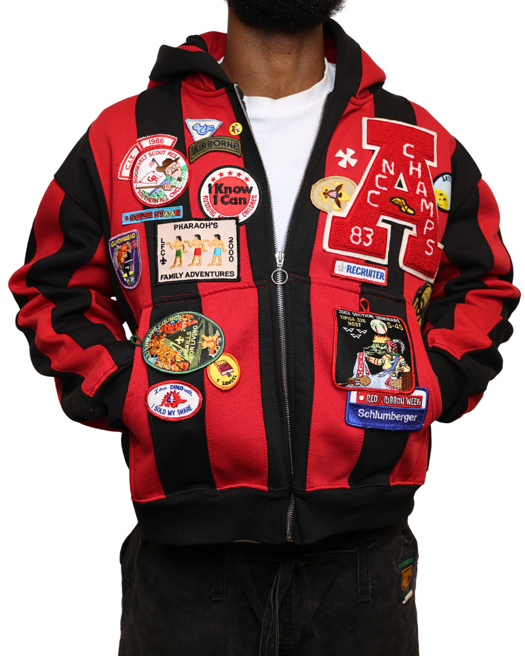 Patchwork Hoodie #005