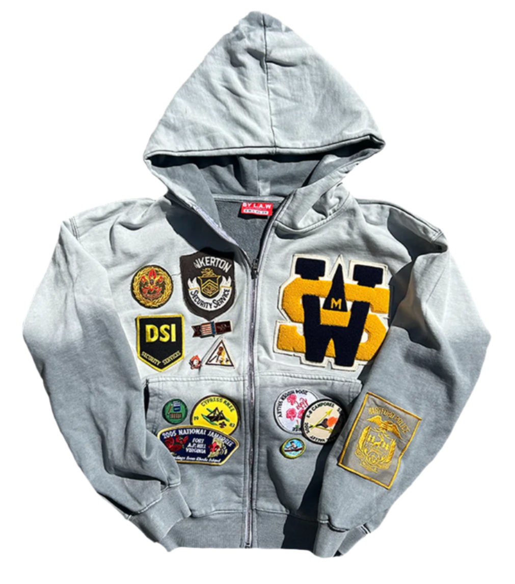 Sergeant Willie Patchwork Hoodie Sz L