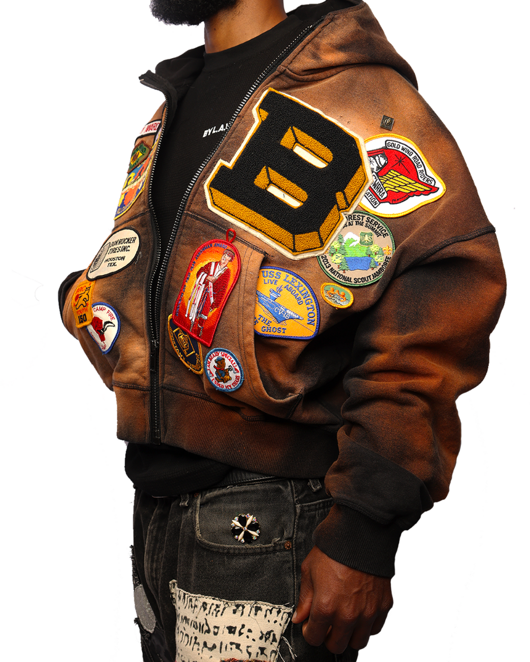 Patchwork Hoodie #002