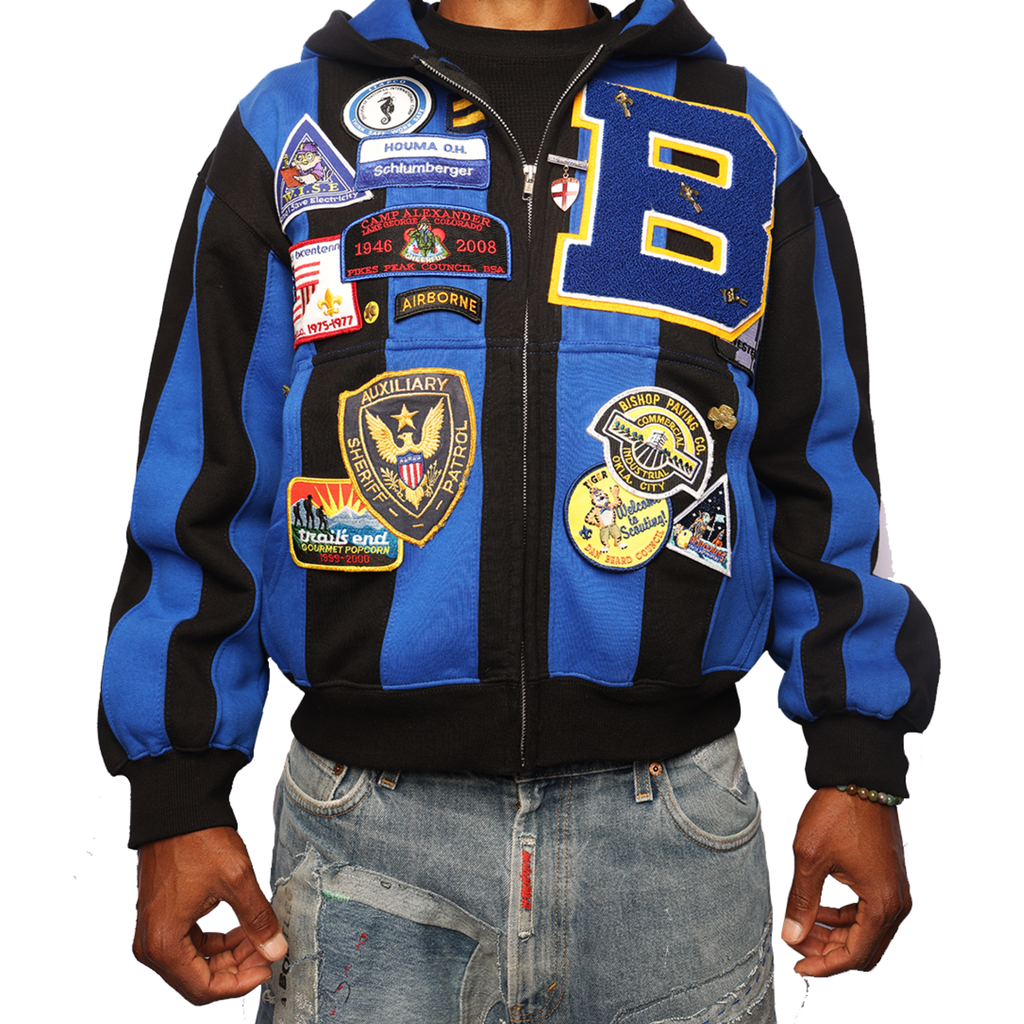 Patchwork Hoodie #001 Sz M