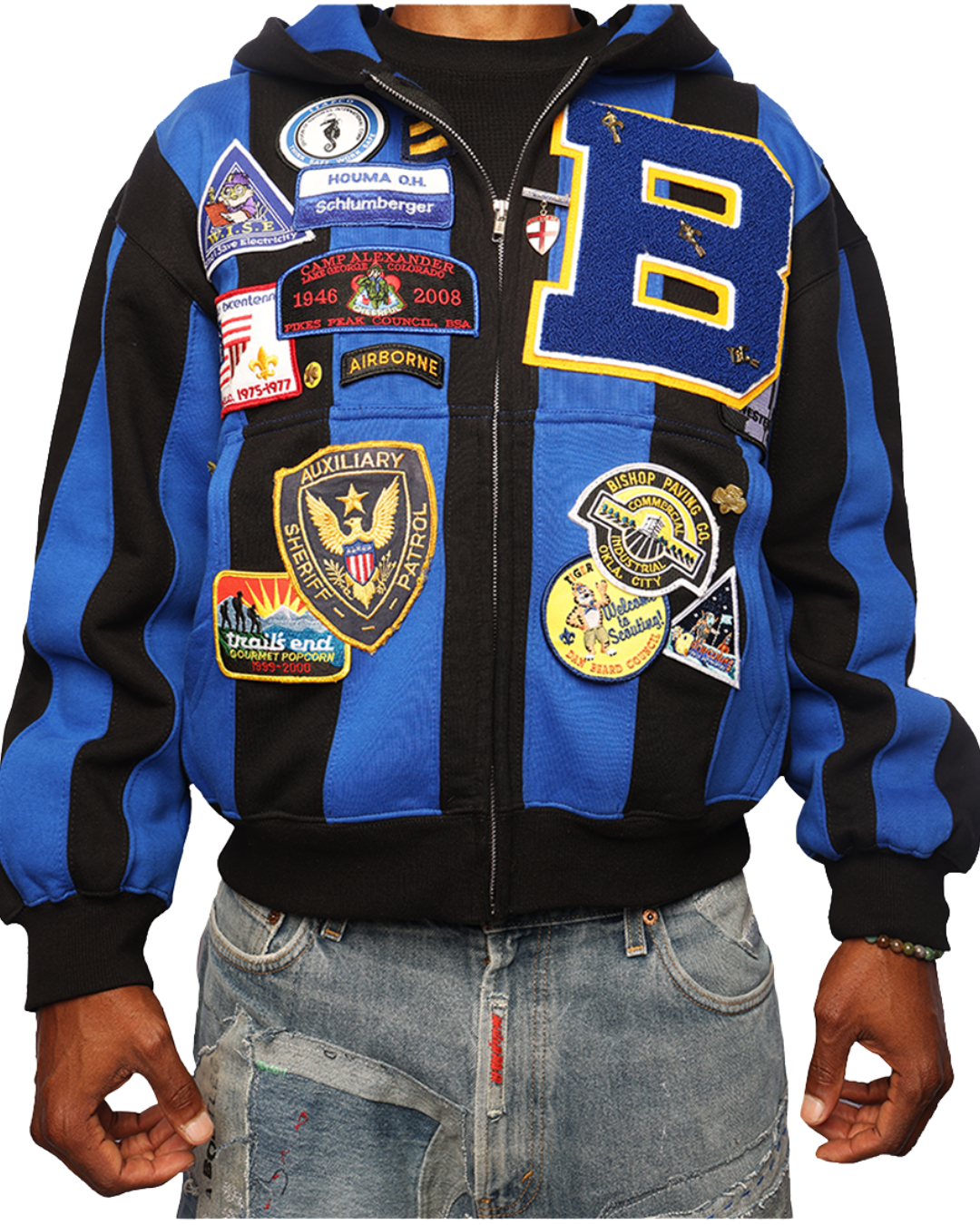 Patchwork Hoodie #001