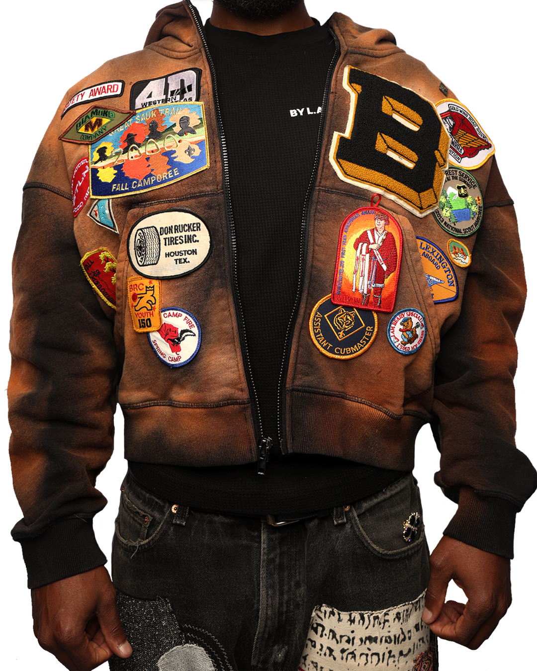 Patchwork Hoodie #002