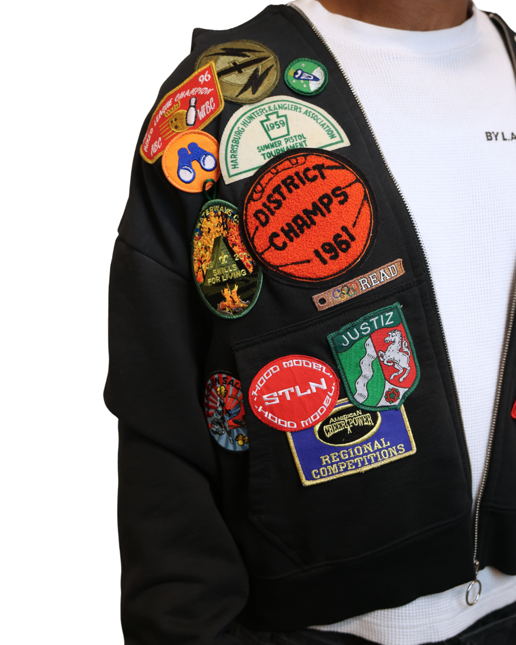 Patchwork Hoodie #006