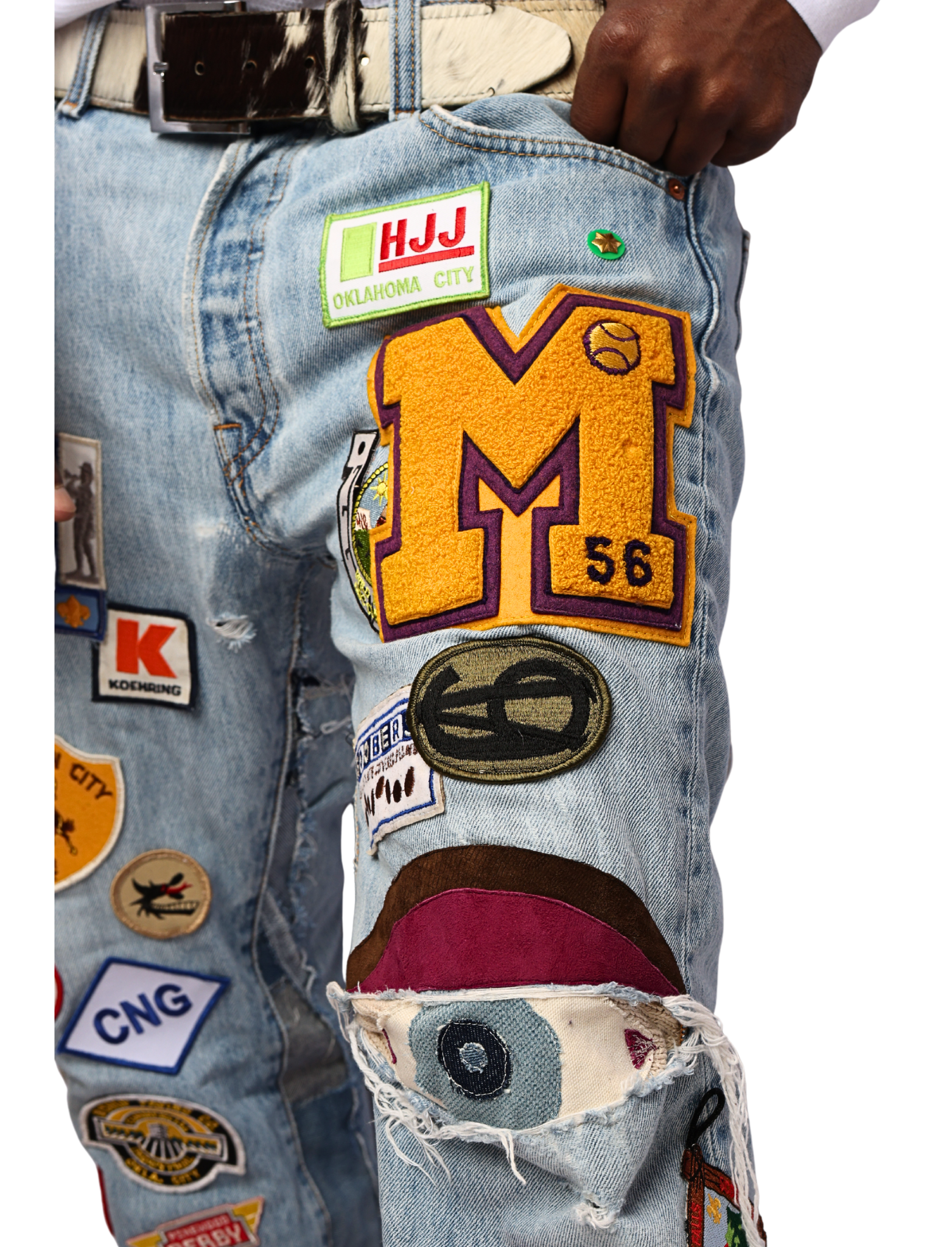 Custom Patchwork Denim #007