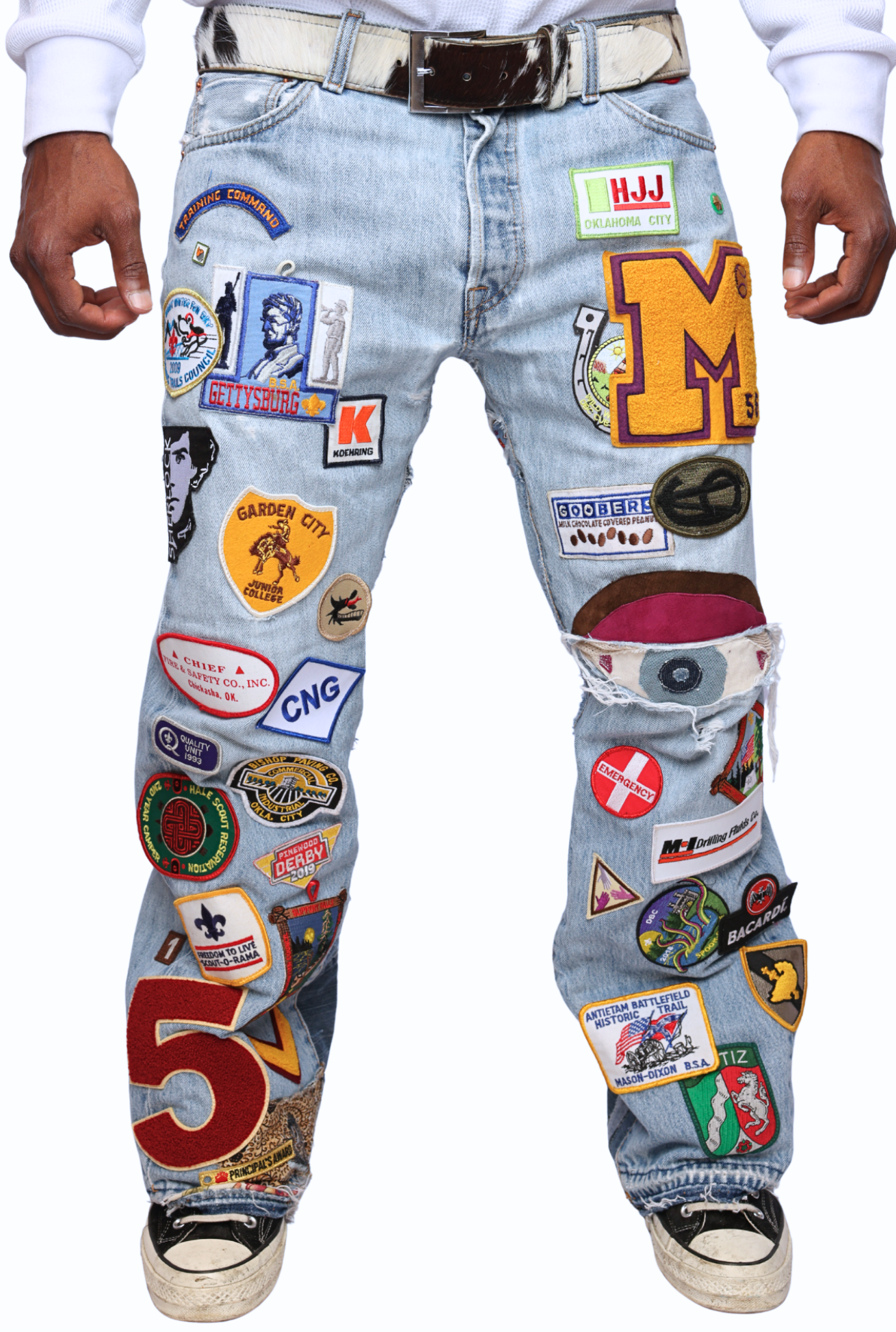 Custom Patchwork Denim #007