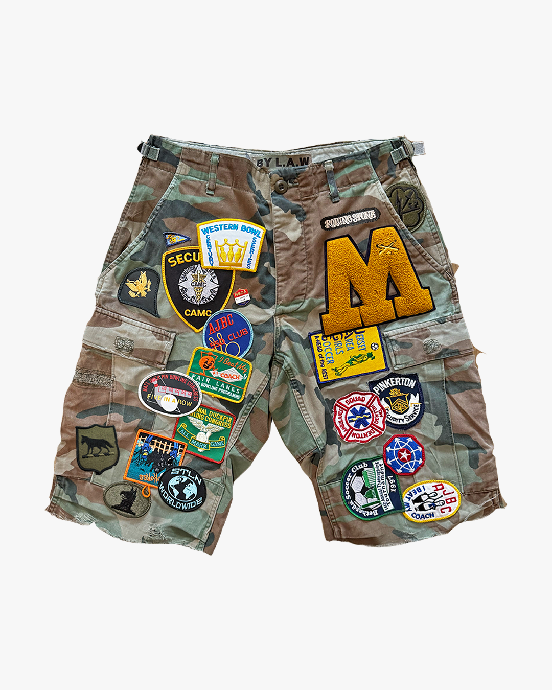 Patchwork Camo Shorts