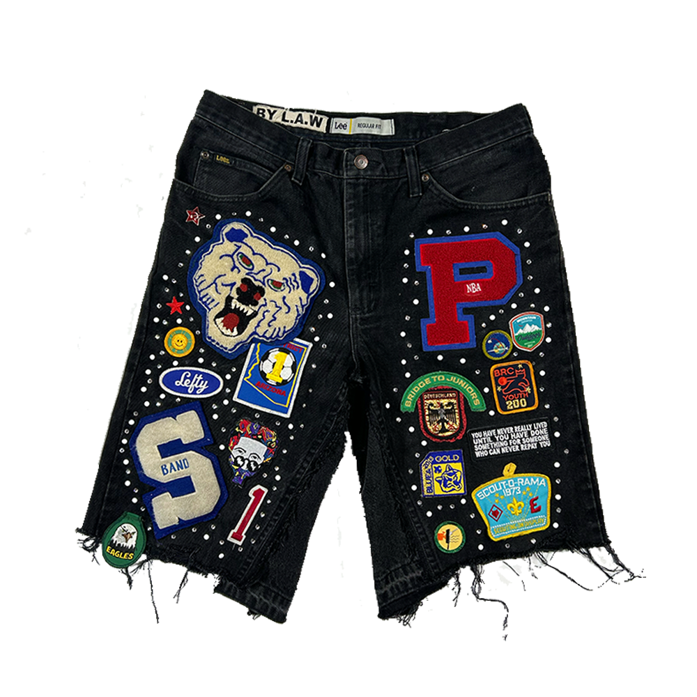 1/1 Patchwork X Pearl Shorts