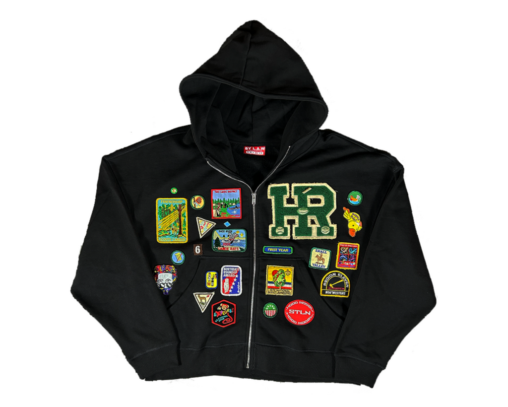 1/1 Patchwork Hoodie Sz M