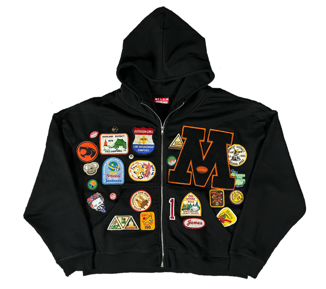 1/1 Custom Patchwork Hoodie