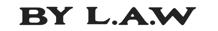 by l.a.w typeface logo