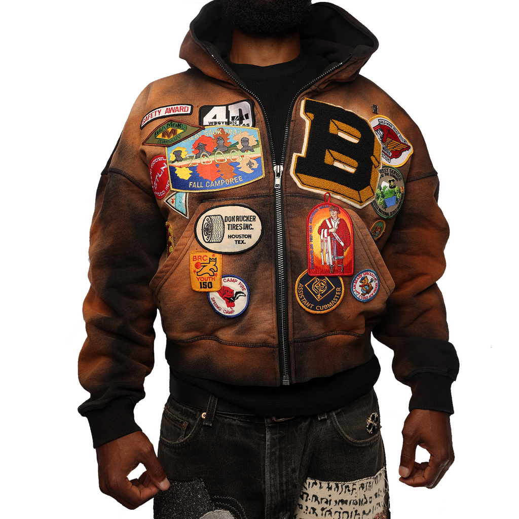 Patchwork Hoodie #002 Sz M